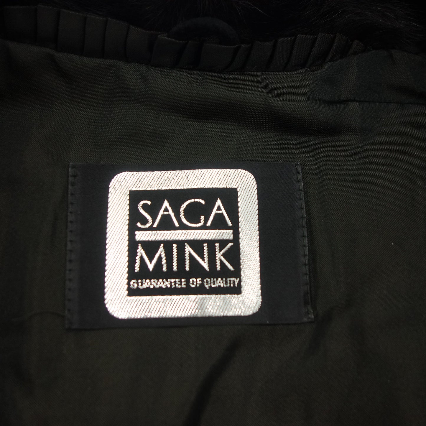 SAGA MINK 夹克 短外套 女装 黑色 11 SAGA MINK [AFF23] [二手] 