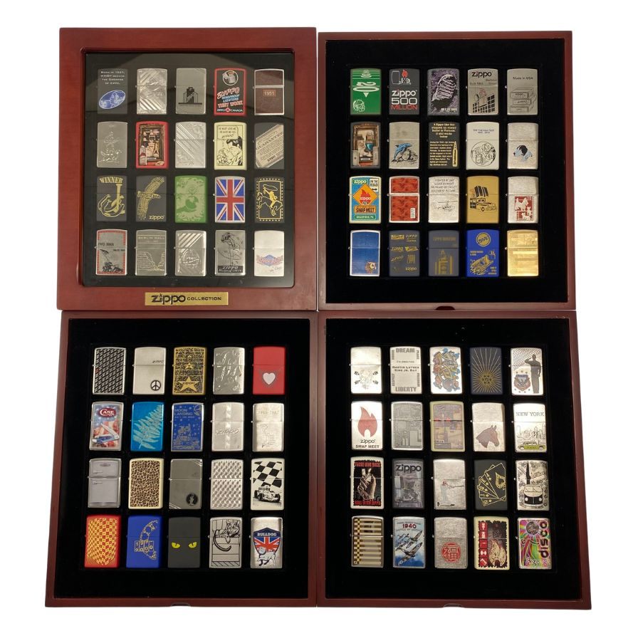 Zippo Collection 带盒 20 件 x 4 套共 80 件 2010 年 ZIPPO COLLECTION [AFI26] [二手] 