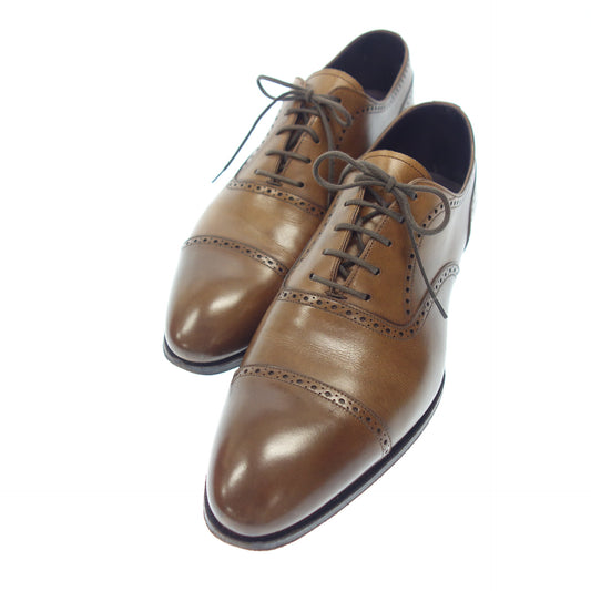 Used ◆Carmina Leather Shoes Punched Cap Toe 80168 Men's Brown Size 9 CARMINA [AFD9] 