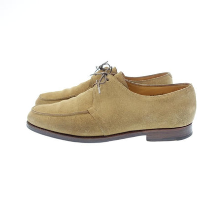 Good condition ◆ John Lobb lace-up shoes U tip NEWMARKET suede men's beige size 7.5 JOHN LOBB [LA] 