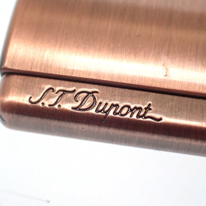 Good condition◆DuPont lighter minijet MINIJET electronic gas type pink gold STDupont [AFI2] 