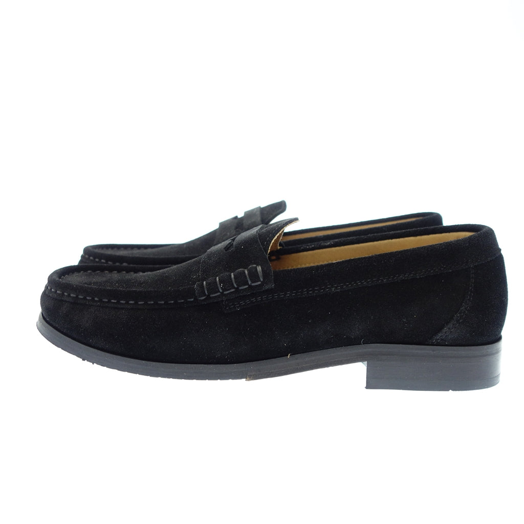 Very good condition◆New MOC coin loafer suede men's black size 44 NEW MOC [AFD8] 