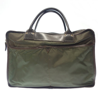 Used ◆ Felisi business bag khaki x brown Felisi [AFE5] 