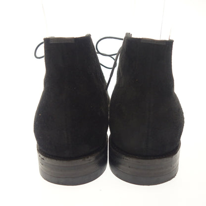 Good Condition◆Oriental Shoes Chukka Boots 3701 Patrick Suede Men's Black Size 7 ORIENTAL SHOES [AFC9] 