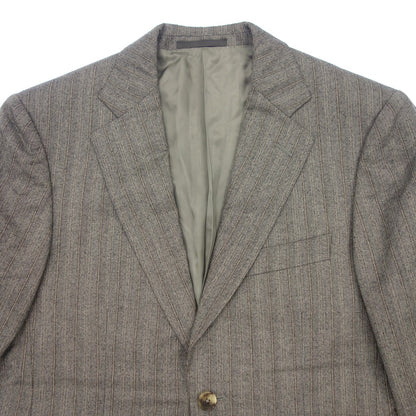 Good Condition ◆ Ermenegildo Zegna Suit Setup SU MISURA15milmil15 Tailored Jacket Single Stripe 2B Men's Gray Size 44 Ermenegildo Zegna [AFB36] 