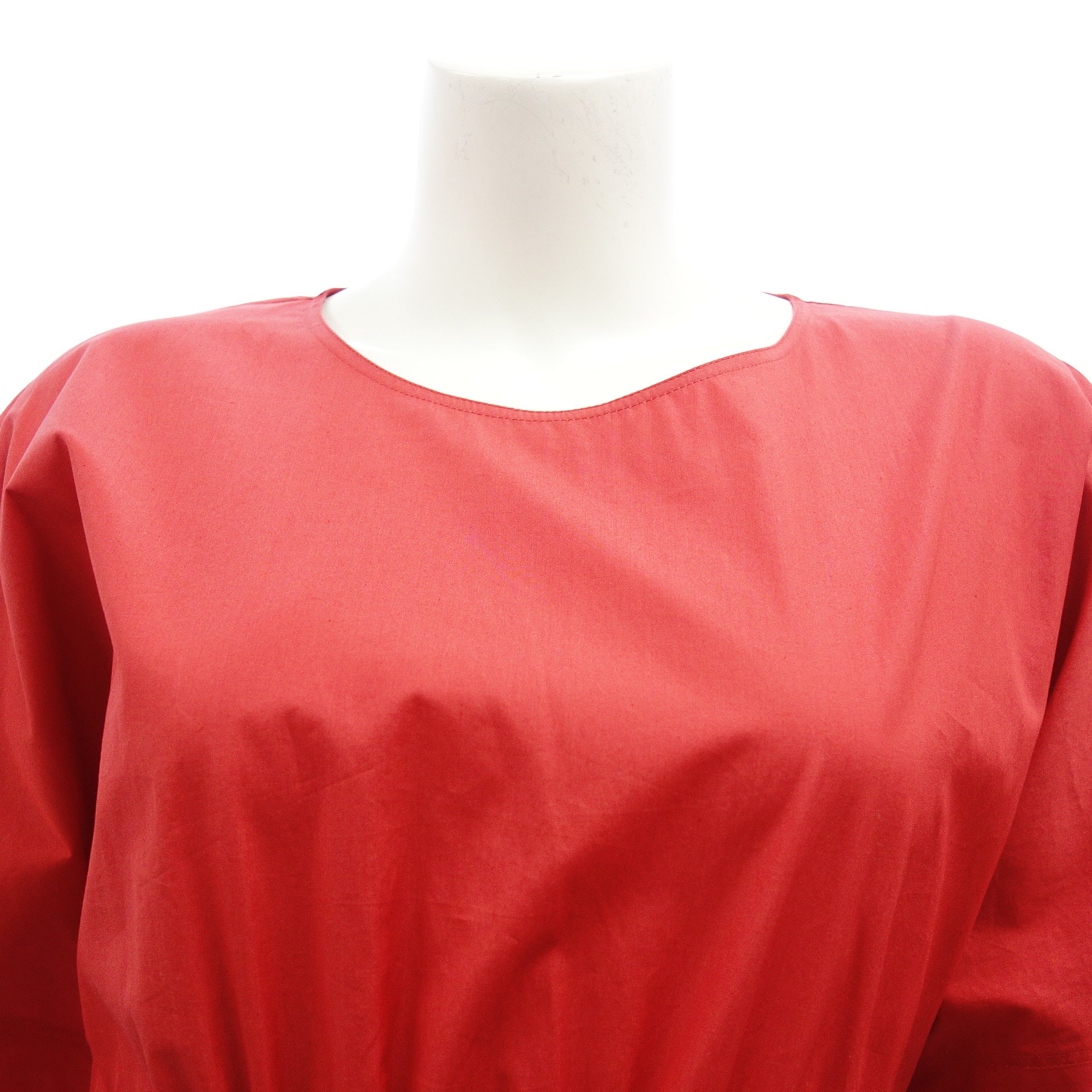 Max Mara Studio Cotton Dress Red Women's 36 MaxMara [AFB38 Max Mara Studio Cotton Dress Red Women's 36 MaxMara [AFB38
