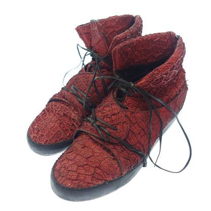 Used Individual Sentiments Shoes Sneakers High Cut Men's Red individual sentiments [AFC1] 