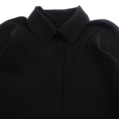 Good condition◆ISSEY MIYAKE Me Coat Jacket Pleated Men's Black ISSEY MIYAKE [AFB25] 