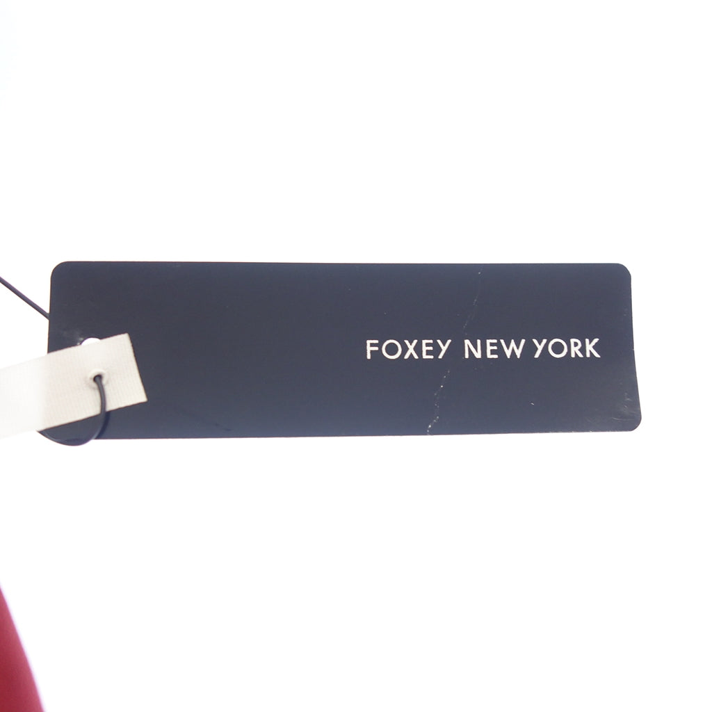 Like new ◆ FOXEY NEW YORK Short sleeve dress 34606 Women's Red Size 38 FOXEY NEW YORK [AFB49] 