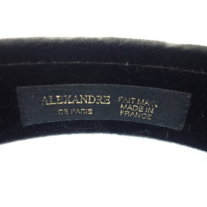 Good condition ◆Alexandre de Paris Headband Macher Black ALEXANDRE de PARIS [AFI15] 