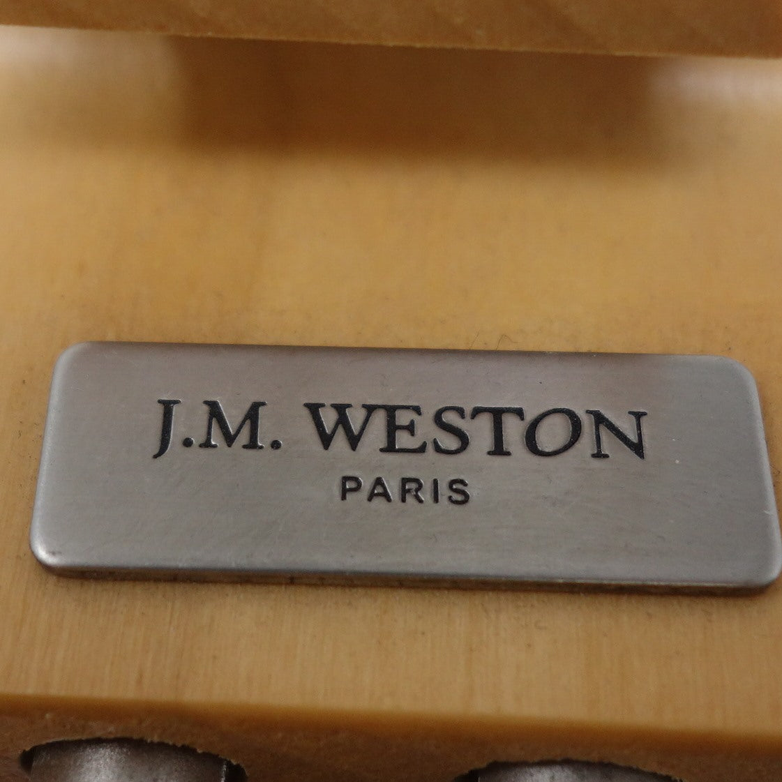 Good condition ◆ JM Weston genuine shoe tree wooden men's 9 beige JMWESTON [AFD10] 