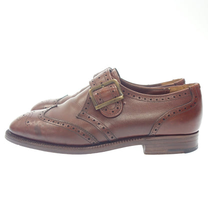 Used church leather shoes single monk full brogue men's brown size 55F church's [AFC29] 