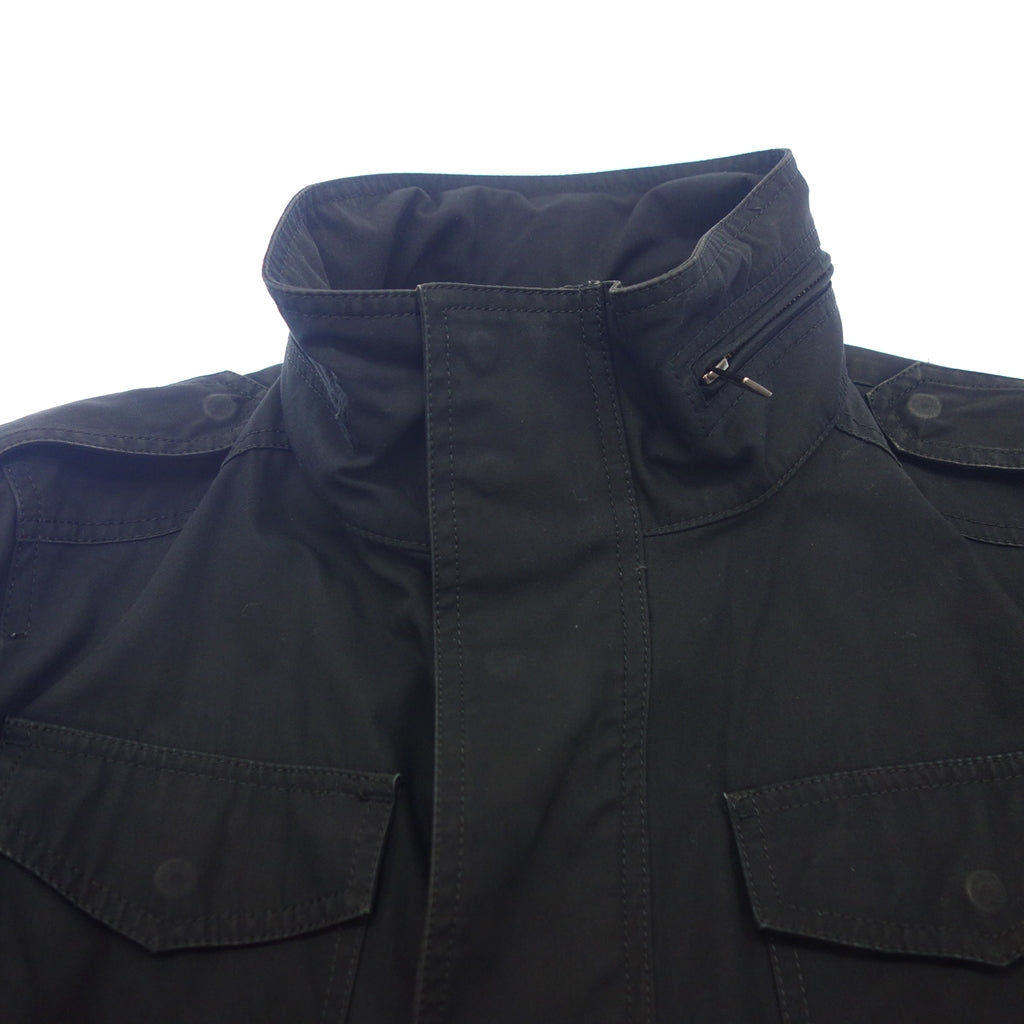 Used ◆Black Label Crestbridge Jacket Cotton Men's Black Size M BLACK LABEL CRESTBRIDGE [AFB41]