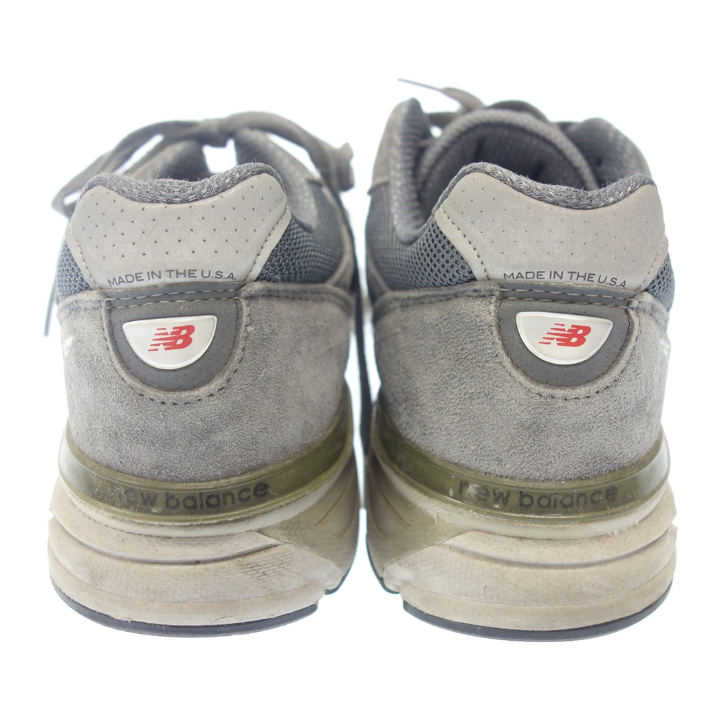 Good condition ◆ New Balance sneakers M990GLE4 MADE IN THE USA Men's Gray 28.5cm NEW BALANCE [AFC45] 