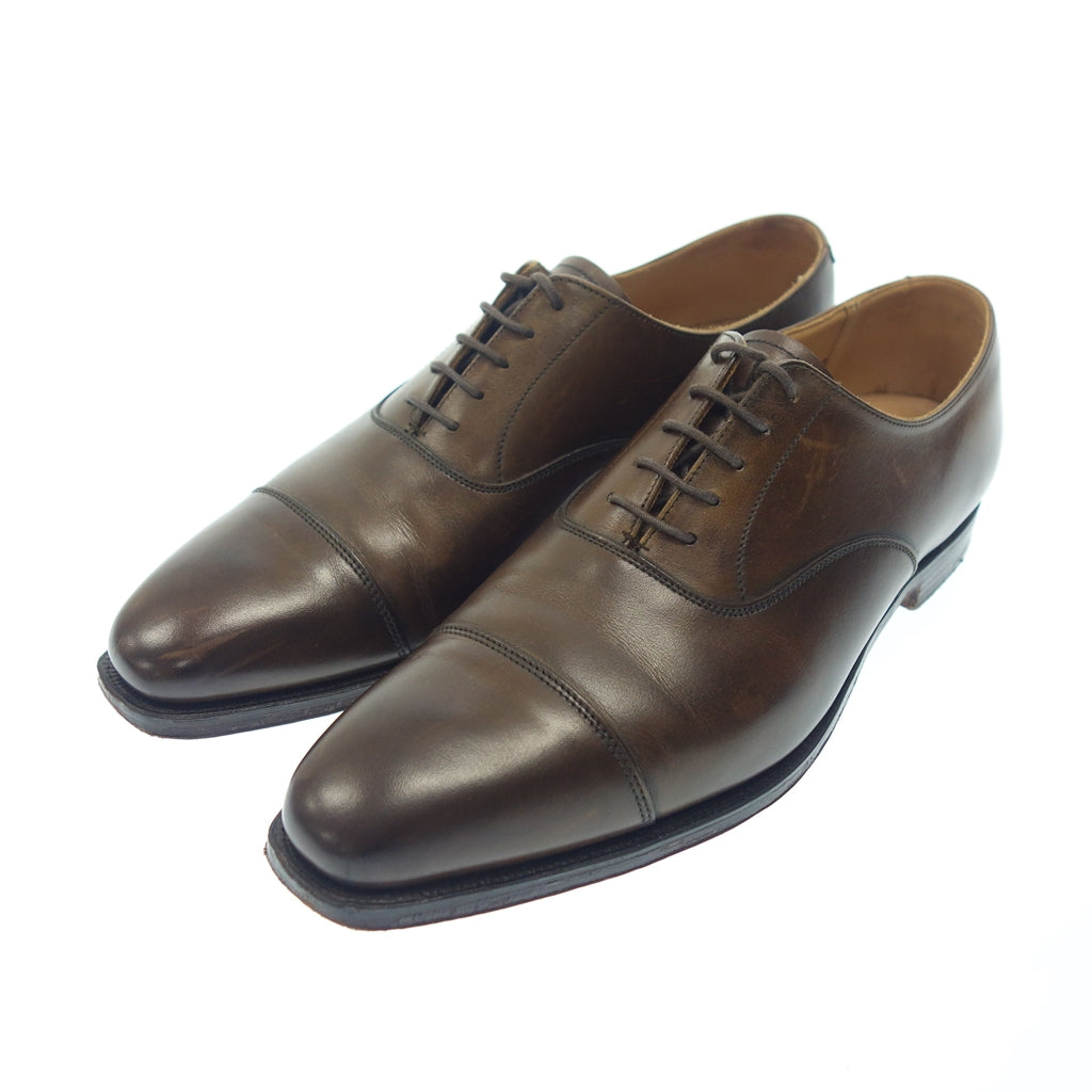 Very good condition ◆ Crockett &amp; Jones Straight Tip Leather Shoes Hallam Men's 7.5 Brown Crockett &amp; Jones HALLAM [LA] 