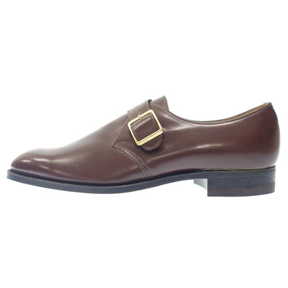 Very good condition◆Epson Leather Shoes W790 Single Monk Men's Size 26.5EE Burgundy EPSOM [AFC31] 