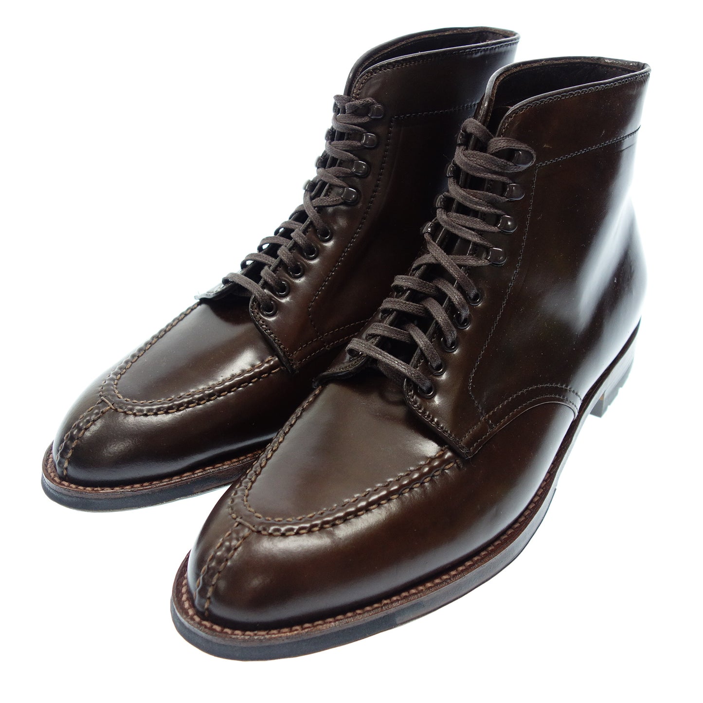 Like new◆Alden M7903HC Tanker Boots Cigar Cordovan Leather Men's 9.5 Brown with Box Alden [AFD8] 