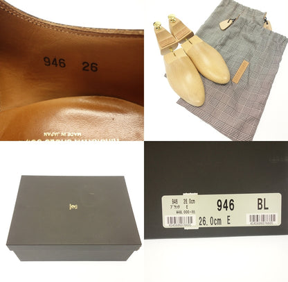 Used ◆Scotch Grain Leather Shoes 946 Imperial Black Men's Size 26cm Black SCOTCH GRAIN [AFD14] 