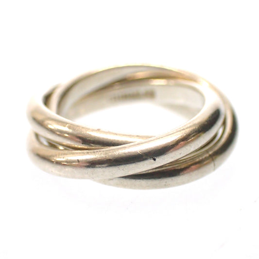 Used◆Tiffany Ring Trinity Ring SV925 Silver No. 10 Tiffany &amp; Co. [AFI8] 
