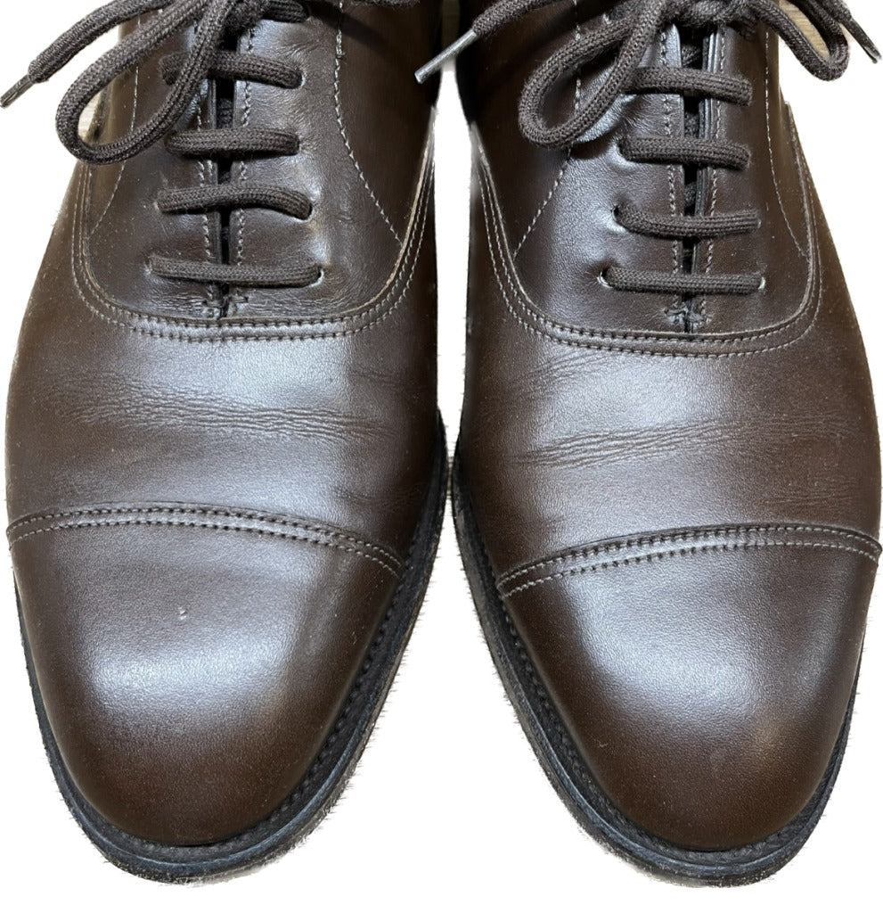 状况良好◆John Lobb 皮鞋直尖 CITY 棕色 UK5.5EE 8695 Last JOHN LOBB 