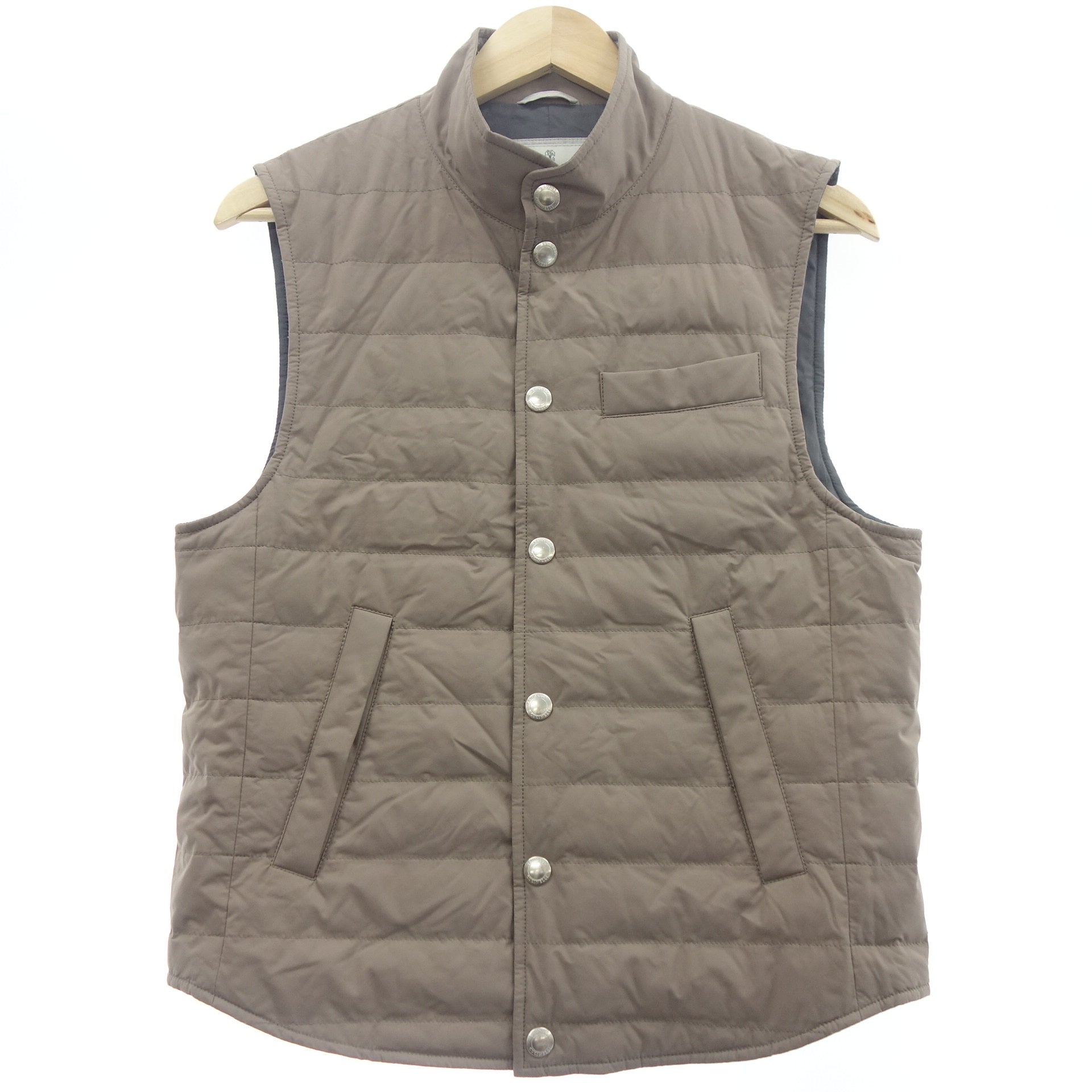 ブルネロクチネリ ダウン ベスト メンズ モカ XS BRUNELLO CUCINELLI【AFA10】【中古】 – ストックラボ  オンライン｜ブランドヴィンテージ