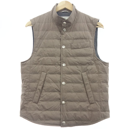 Brunello Cucinelli Down Vest Men's Mocha XS BRUNELLO CUCINELLI [AFA10] [Used] 