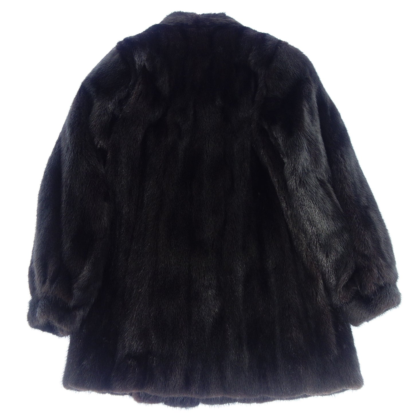 Good Condition◆American Ultra 5 Star Mink Half Coat Hudson's Bay Size F Dark Brown Hudson's Bay Ladies AMERICAN ULTRA 5STRAS HUDSON'S BAY [AFF22] 