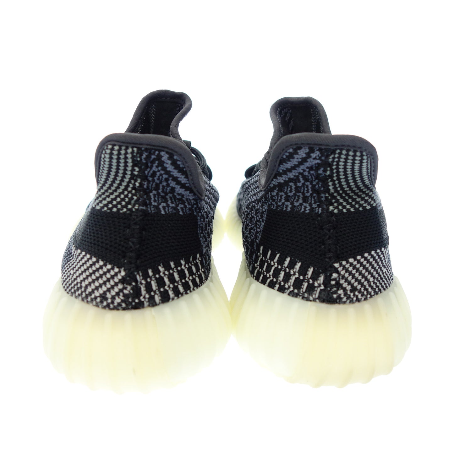 美品◆アディダス イージーブースト レースアップスニーカー 350V2 FZ5000 メンズ ブラック系 サイズ25.5cm adidas YEEZY BOOST【AFC43】