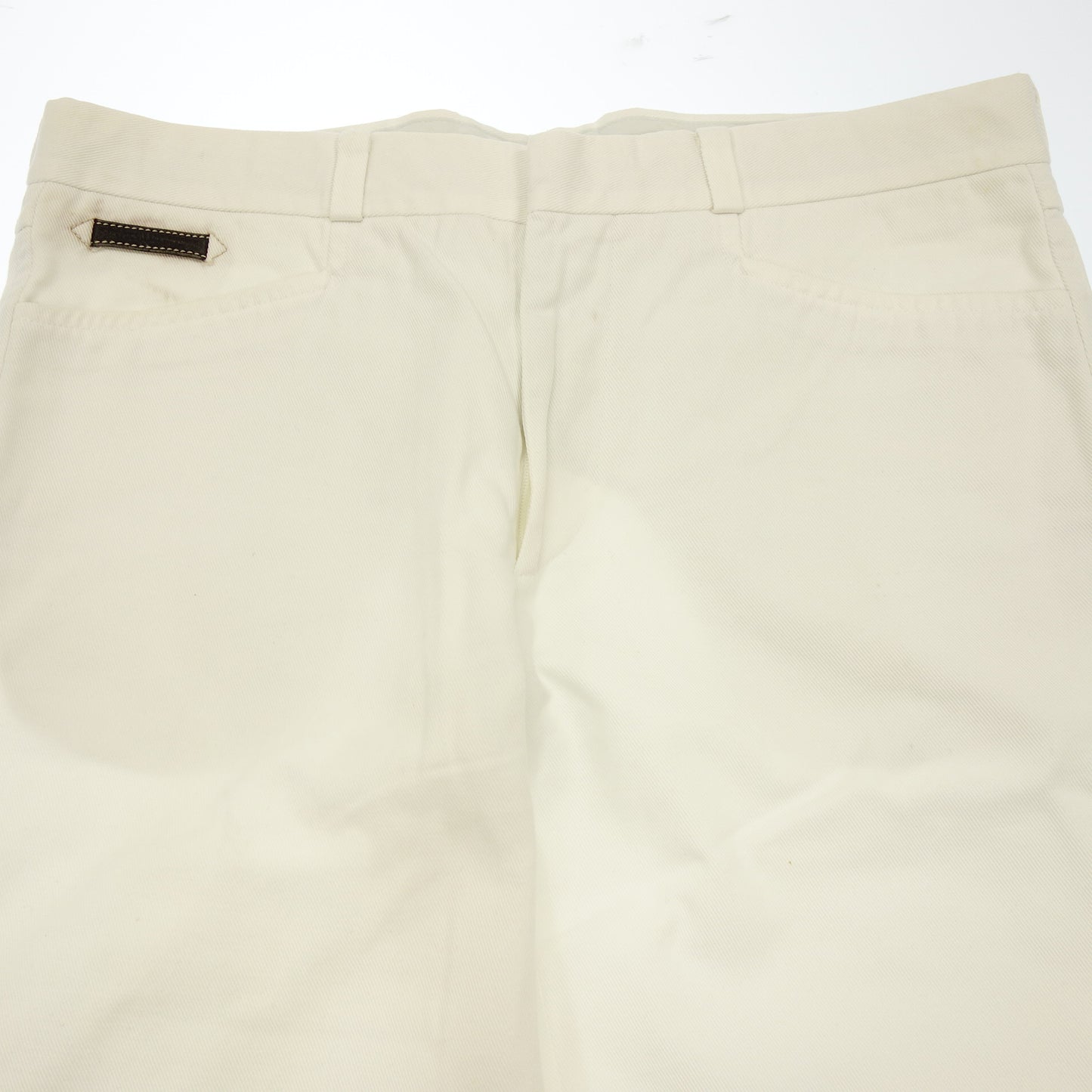 Used ◆Hermes denim pants cotton men's white size 44 HERMES [AFB24] 