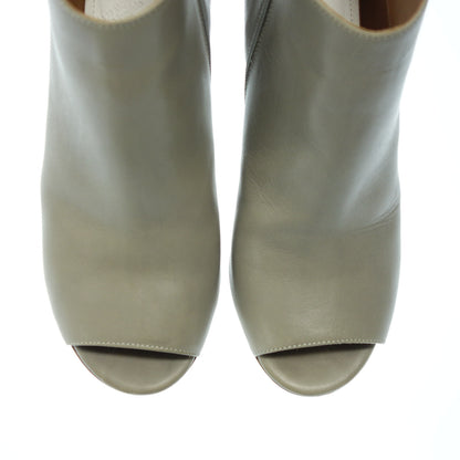 Good Condition◆Maison Margiela Leather Short Boots Open Toe 58WP0068 Women's 37 Gray Maion Margiela [AFC49] 