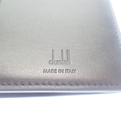 Like new◆Alfred Dunhill Bifold Long Wallet Engine Turn PVC Leather Gray Alfred Dunhill [AFI18] 