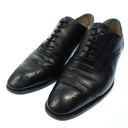 Used ◆Hermes brogue shoes men's 41 black HERMES [AFC48] 