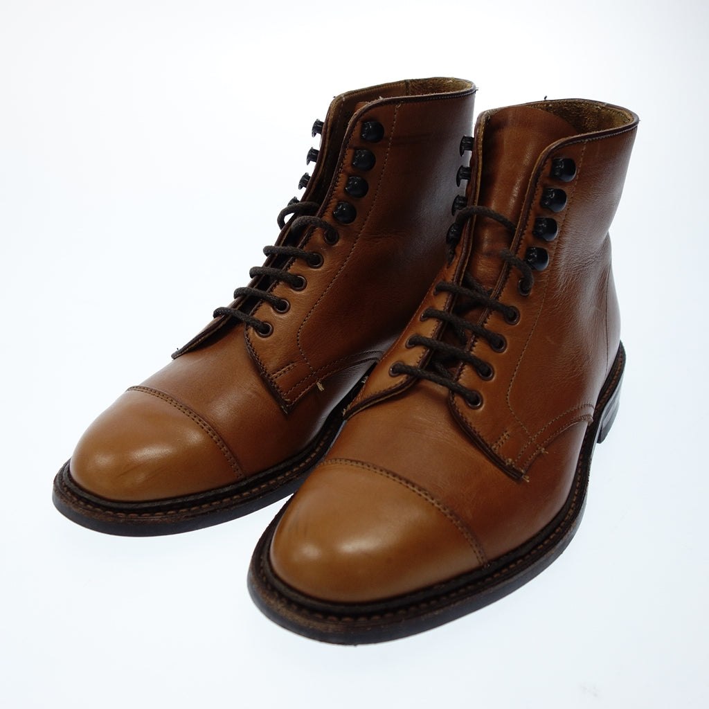 Good Condition◆Tricker's SCOTT 7624 Leather Boots Men's 6 Brown Tricker's [AFD3] 