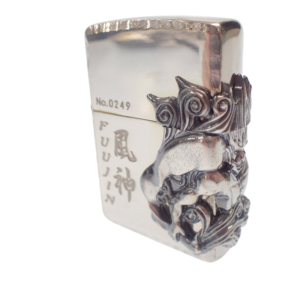 中古◇ジッポー ラッキーストライク 2004年 シルバー ZIPPO