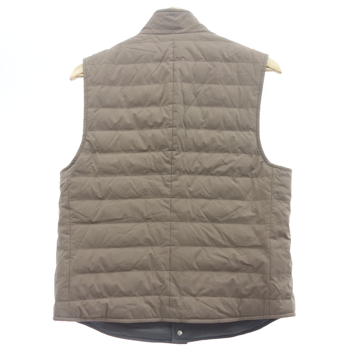 ブルネロクチネリ ダウン ベスト メンズ モカ XS BRUNELLO CUCINELLI【AFA10】【中古】