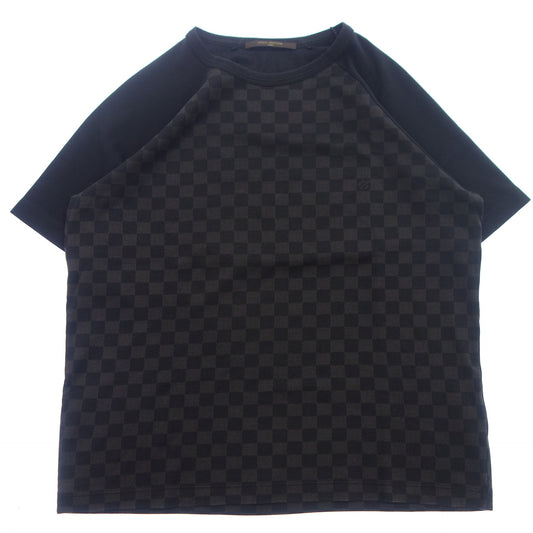 状况良好 ◆ 路易威登 T 恤 Damier 10SS RM101D S 号男士黑色 LOUIS VUITTON [AFB28] 