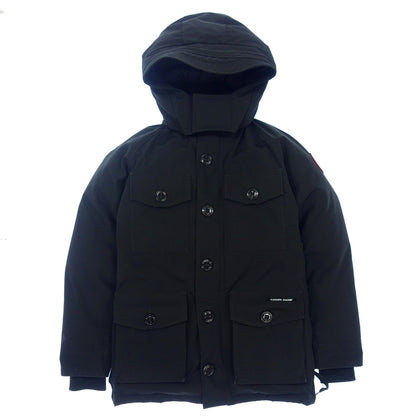 美品◆カナダグース ダウンコート ラングレー 3346JM ブラック系 メンズ サイズS CANADA GOOSE【AFA5】