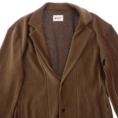 Very good condition ◆ KIT 2B jacket shirt men's size 1 brown KIT-T94-S-801 KIIT [AFB22] 