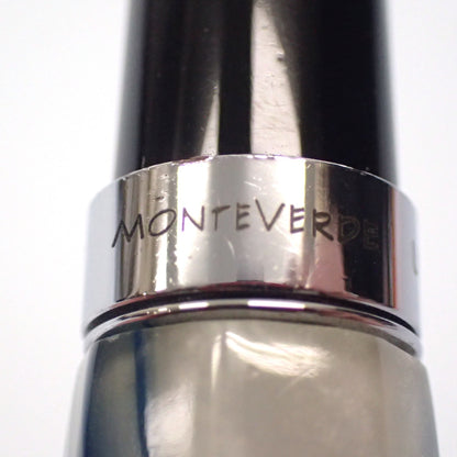 Monteverde Charisma Ballpoint Pen Twist Marble White x Blue MONTEVERDE [AFI17] [Used] 