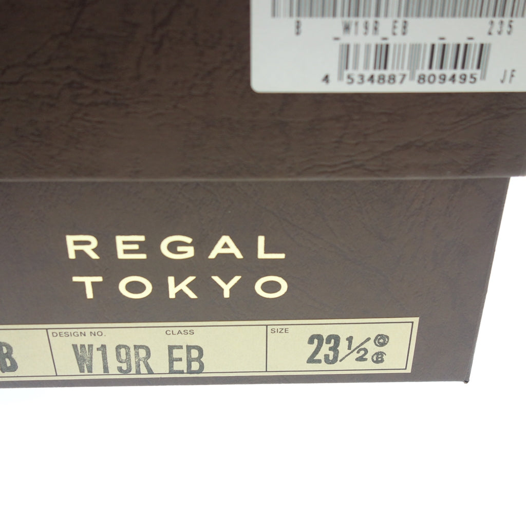 美品◆リーガル トーキョー レザーシューズ ウイングチップ W19R EB メンズ 23.5 ブラック REGAL TOKYO【AFD1】