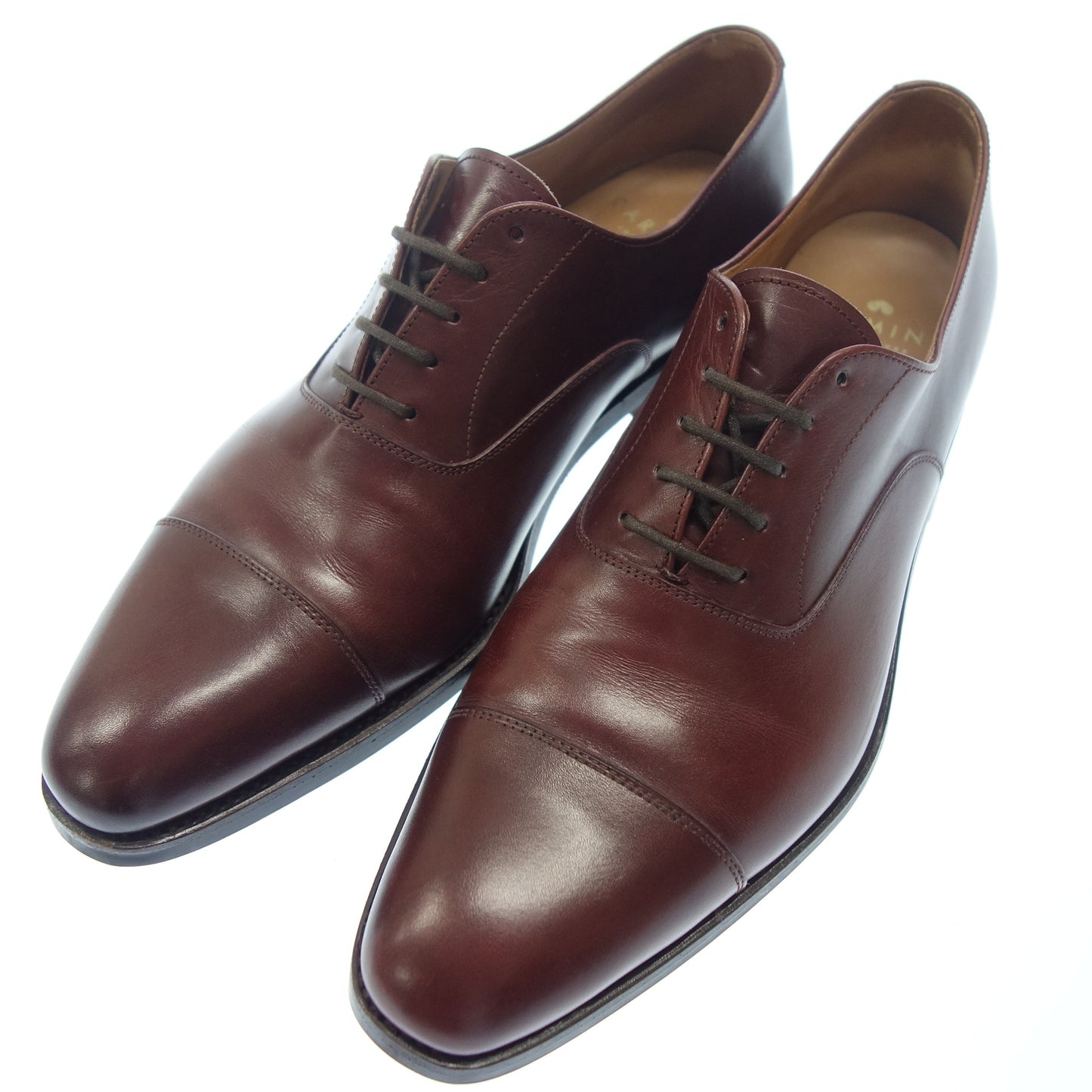 Good Condition◆Carmina Straight Tip Shoes 80323 Chester Calf Leather Men's 7.5 Brown Sartore Camier with shoe tree CARMINA [AFC15] 