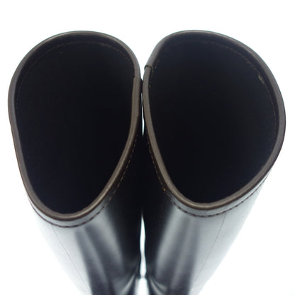 Used ◆Salvatore Ferragamo rain boots ladies black size 8 Salvatore Ferragamo [AFD9] 