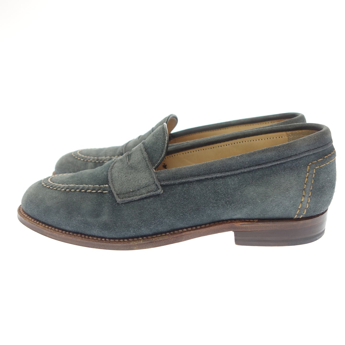 Used ◆Alden Loafers 96961 Suede Men's Blue US7.5 Alden [AFC24] 