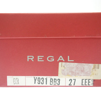 跟新品一样◆Regal 皮鞋 U Tip Y931 棕色 男式 尺码 27.0cm REGAL [AFD3] 