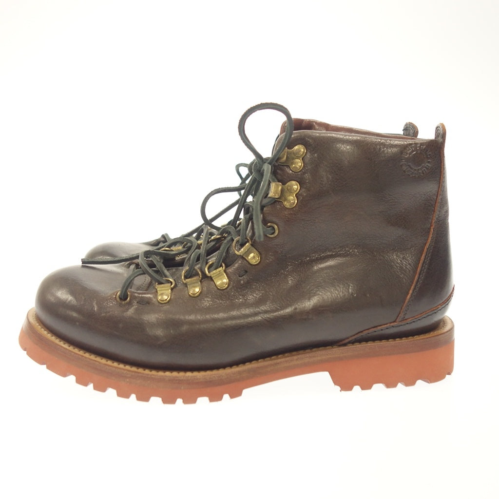 Used ◆BUTTERO leather boots lace-up mountain B4382 men's size 42 brown BUTTERO [AFC9] 