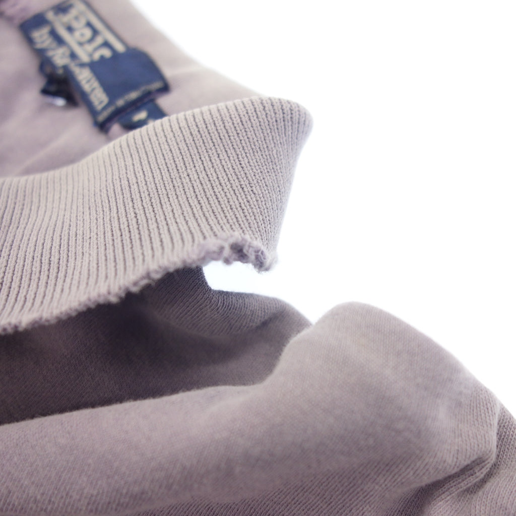 二手 ◆ Polo Ralph Lauren Polo 衫 100% 棉 男式 紫色 M 码 POLO RALPHLAUREN [AFB40] 