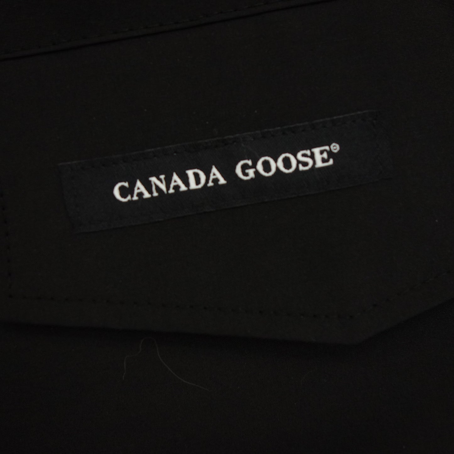カナダグース ダウンコート ラングフォードパーカー 2062MA メンズ M 黒 CANADA GOOSE【AFA12】【中古】