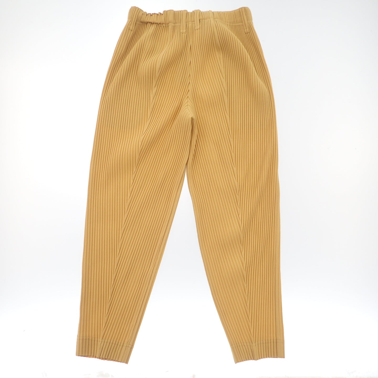 ISSEY MIYAKE HOMME PLISSE Pants Tapered HP11JF159 Yellow Men's 1 ISSEY MIYAKE HOMME PLISSE [AFB21] [Used] 