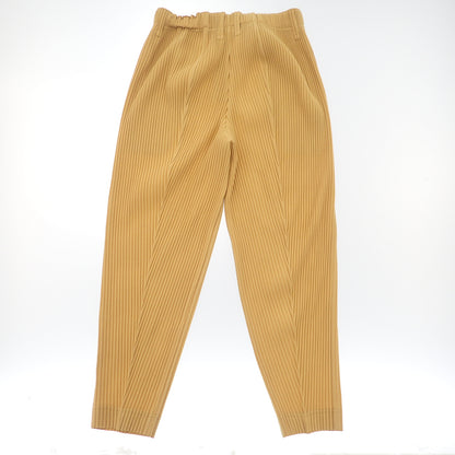 ISSEY MIYAKE HOMME PLISSE Pants Tapered HP11JF159 Yellow Men's 1 ISSEY MIYAKE HOMME PLISSE [AFB21] [Used] 