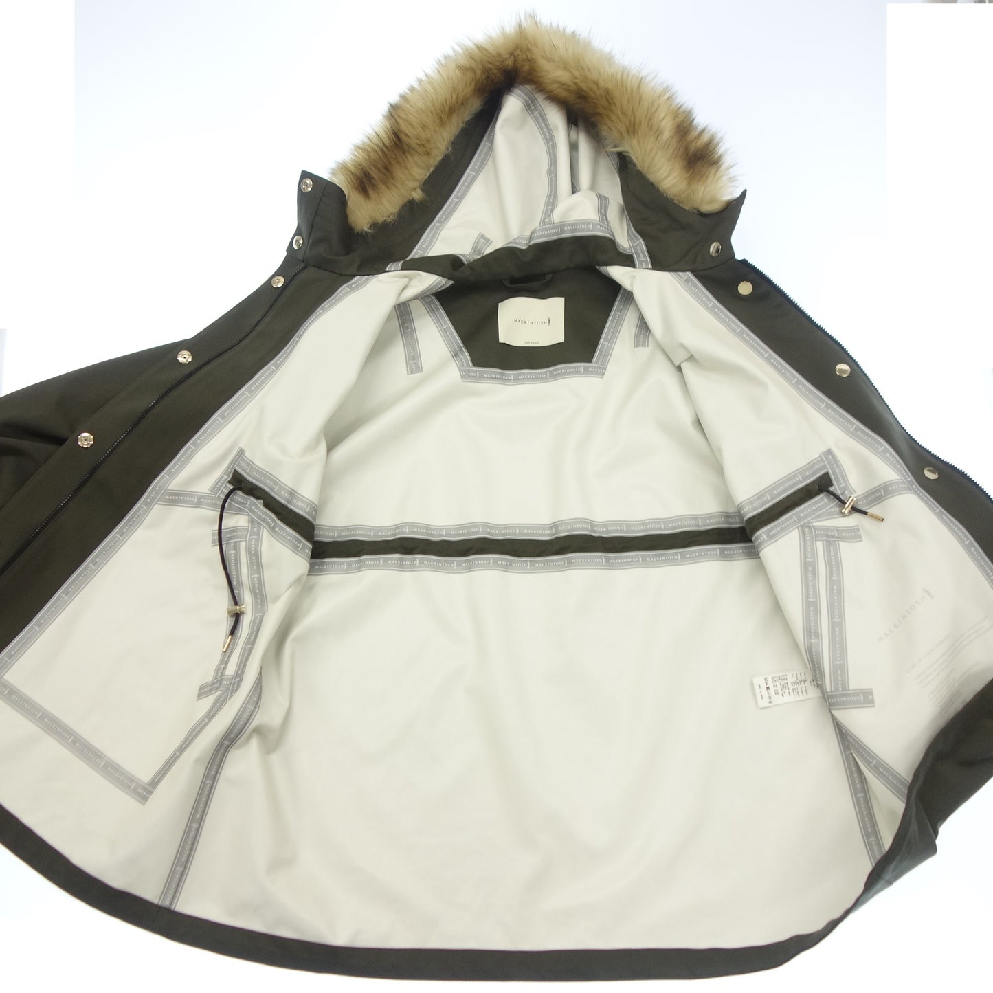 Mackintosh Mountain 毛皮派克大衣 RAINTEC SKYE PARKA 女式 6 卡其色 MACKINTOSH [AFB47] [二手] 